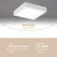 Plafonnier encastré 7 lumières à DEL 7 po Builder-127167512-127167515