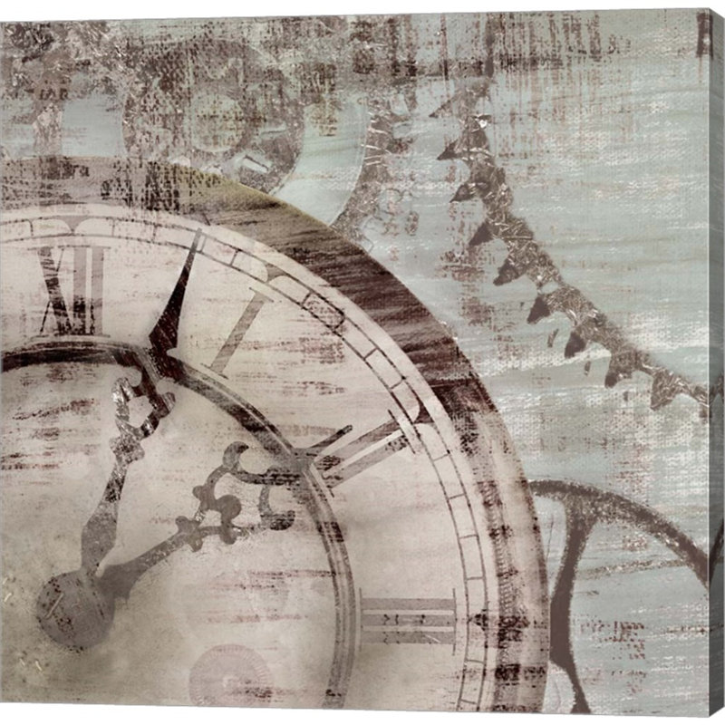 «Tick Tock II» par Edward Selkirk, reproduction sur toile tendue, H 24 po x l 24 po x P 1,5 po