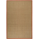 Montmiral Natural Fiber Sisal With Latex Solid Color Rug