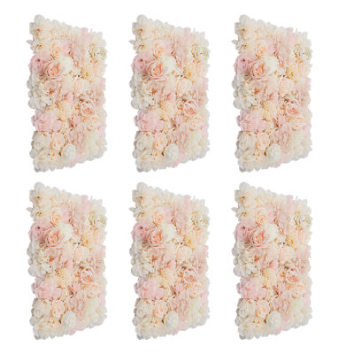 Panneau de roses artificielles 23,6 "x 15,7"