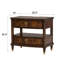 Table de chevet de style traditionnel 1Pc