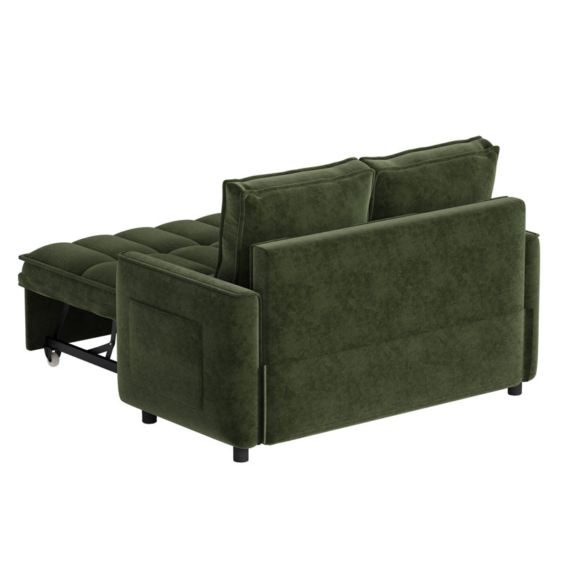 Canapé-lit simple convertible, Vert