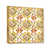 Toile avec cadre flottant or
