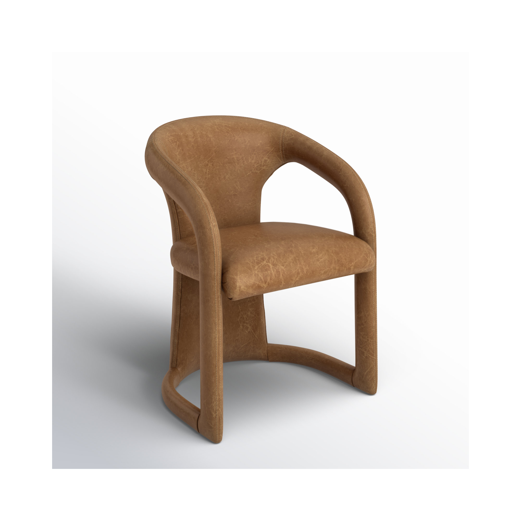 Adette Archie Upholstered Arm Chair, Tan