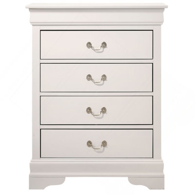 Commode verticale avec poignées décoratives