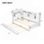 Lit de jour d'angle avec USB et rangement-106886547