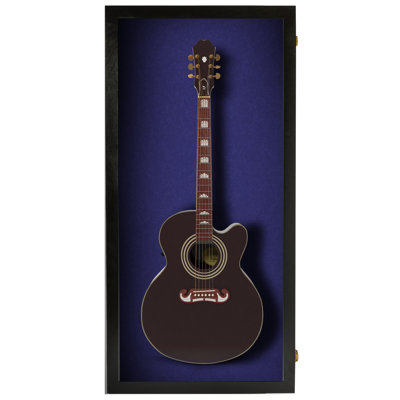 Grand étui pour guitare acoustique et électrique PENNZONI, fabriqué en bois dur et en acrylique