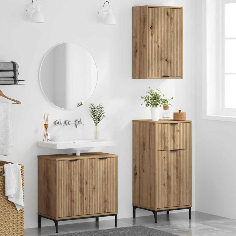 Bathroom Storage Furniture Set, Artisan Oak