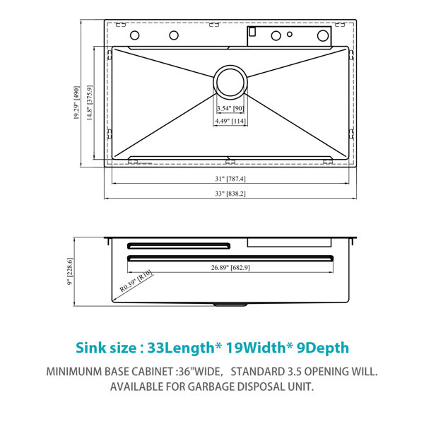 Dimensions du produit
