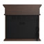 Red Barrel Studio Electric Fireplace - 3-Sided Heater with Mantel and Shelf, Remote Control, LED Flames, Faux Logs, and Adjustable Settings
