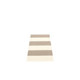 Bob Striped Area Rug in Black/Beige