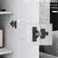 Rangement de 69 po de hauteur, blanc avec tablettes personnalisables pour unité de rangement de bureau, rangement mobile