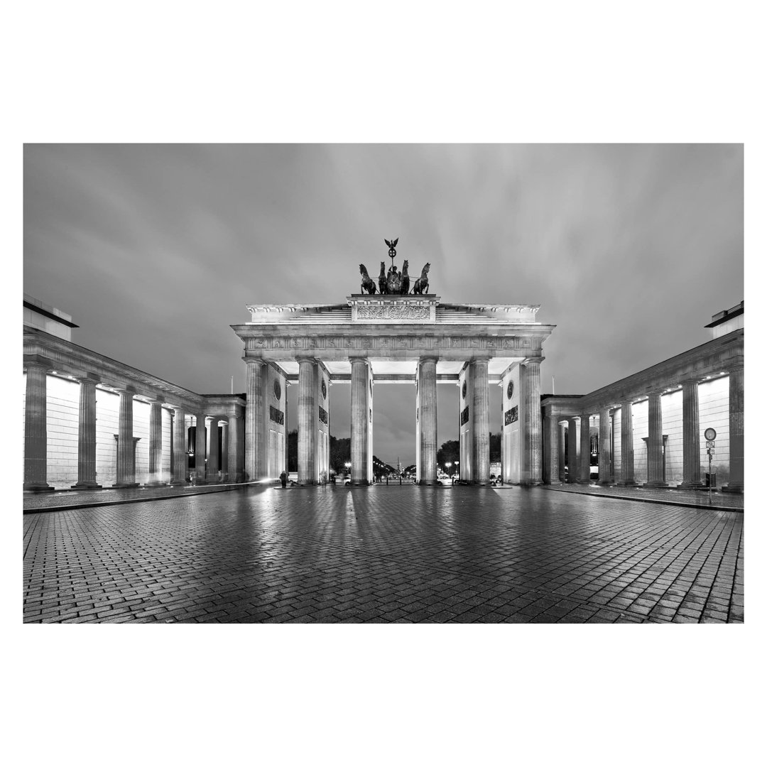 Illuminated Brandenburg Gate II 1.9m x 2.88m Textured Matt Peel & Stick Wall Mural