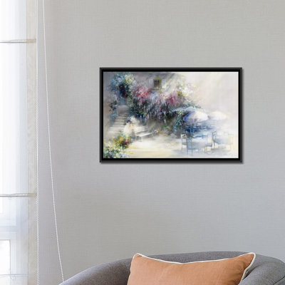 «Blue Garden» par willem haenraets - Giclée sur toile tendue avec châssis