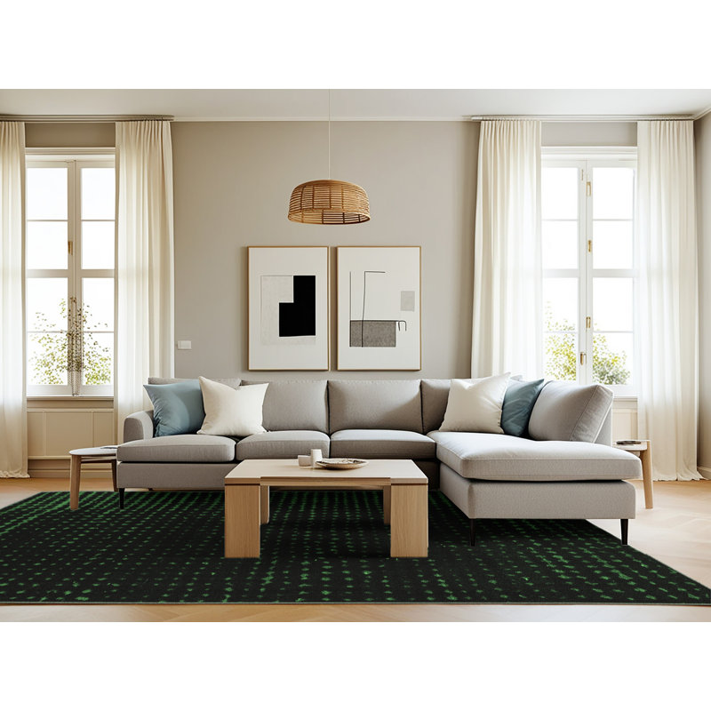 Performance Abstract Indoor Rug, Rectangle 8' x 10'