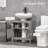 Moniquea Glass Freestanding Bathroom Cabinet