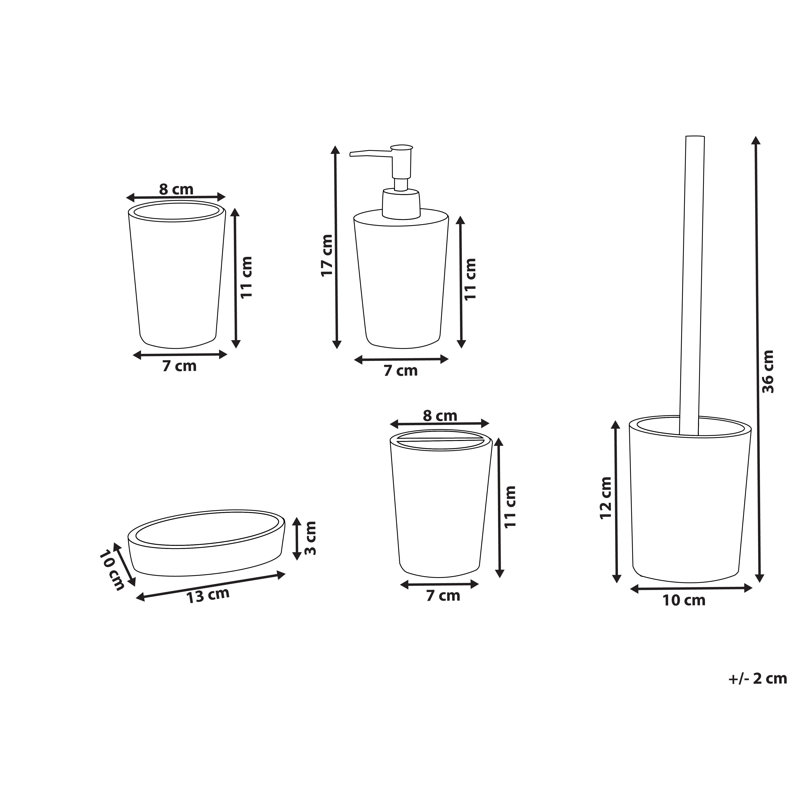 Bathroom Accessory Set