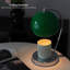 Lampe chauffe-bougie, large base, minuterie/variateur, lampe moderne à large base avec minuterie et variateur, fait fondre la cire parfumée uniformément, idéale comme lampe de table décorative, jaune-613887900
