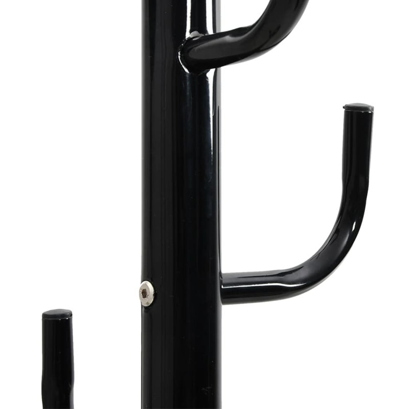 Nishil Iron Freestanding Coat Rack, Black
