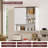 Wall Cabinet, Wooden Medicine Cabinet, Wall Mounted Bathroom Storage Cabinet with Inner Adjustable ShelfFarmhouse Bathroom Wall Cabinet Fluted-94020547