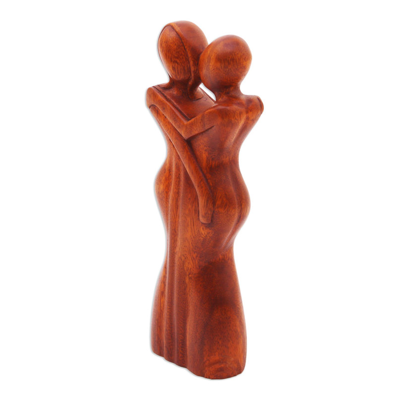 Sculpture originale en bois Kahle sculptée à la main en Indonésie