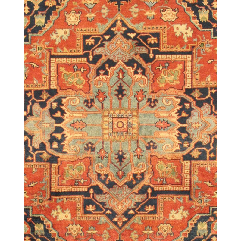 Wool Oriental Area Rug, Rectangle 9' x 12'3"
