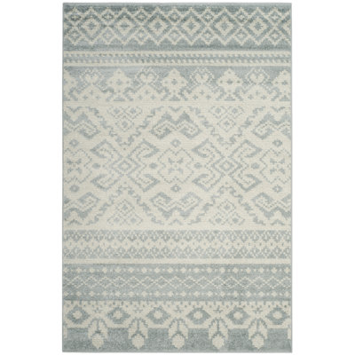 Tapis ardoise / ivoire Wynn Southwestern