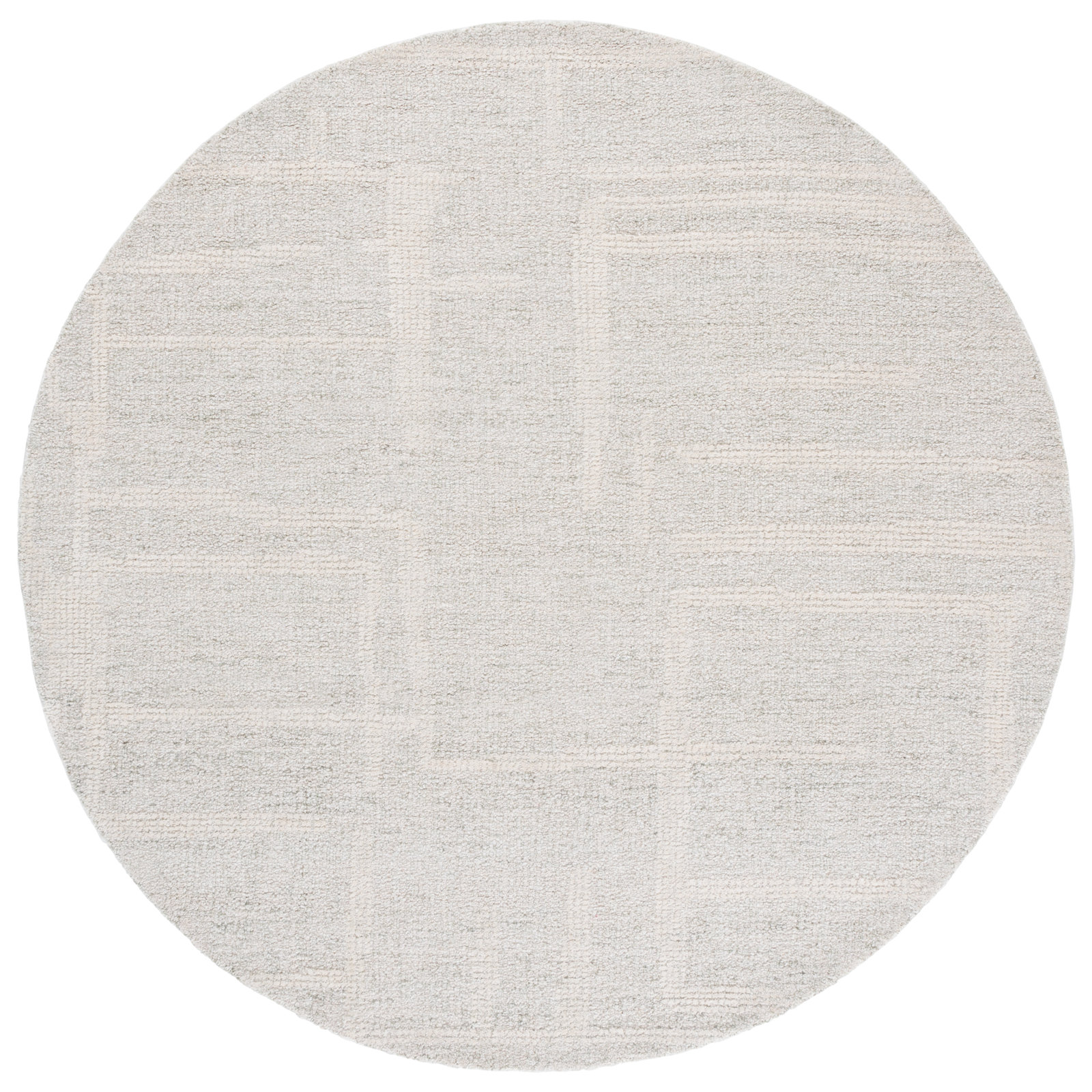 Arthella Hand-Tufted Abstract Wool Rug, Round 6'
