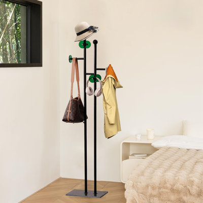 Coat Rack Freestanding With Marble Base