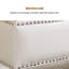 Banc rembourré blanc-1895303176