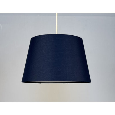 15.5cm H Cotton Round Lamp Shade ( Screw On )