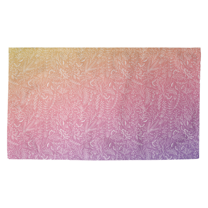 Avicia Floral Indoor Rug, Rectangle 5' x 7'2"