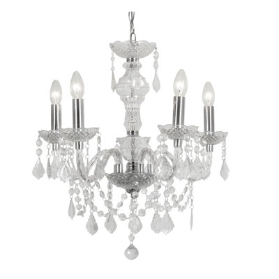 Mimi 5 - Light Candle Style Chandelier