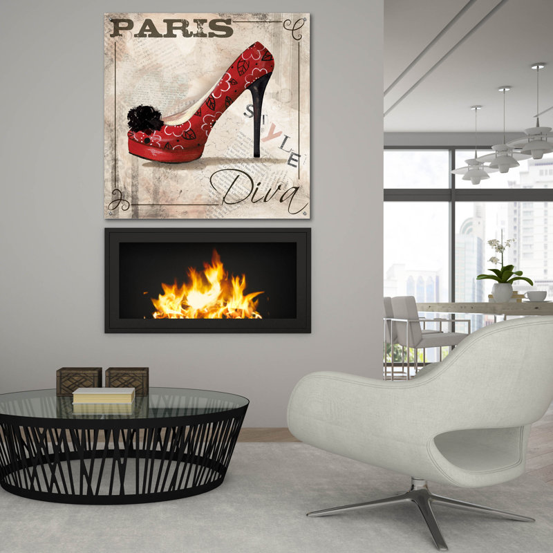  'Paris Style' by Fiona Stokes-Gilbert Acrylic Glass Wall Art, 36" x 36"
