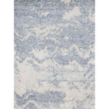 Wool Area Rug in Blue