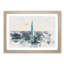 The Shard London England Skyline - Picture Frame Painting Print-56856400-56856401