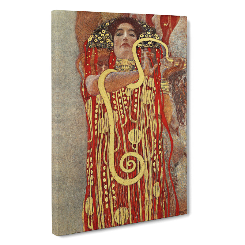 Hygeia by Gustav Klimt - Wrapped Canvas, 76cm H x 50cm W x 3cm D