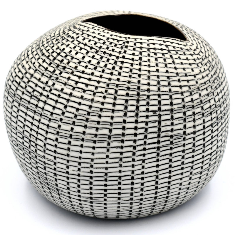 Vase de table Aylee, Noir