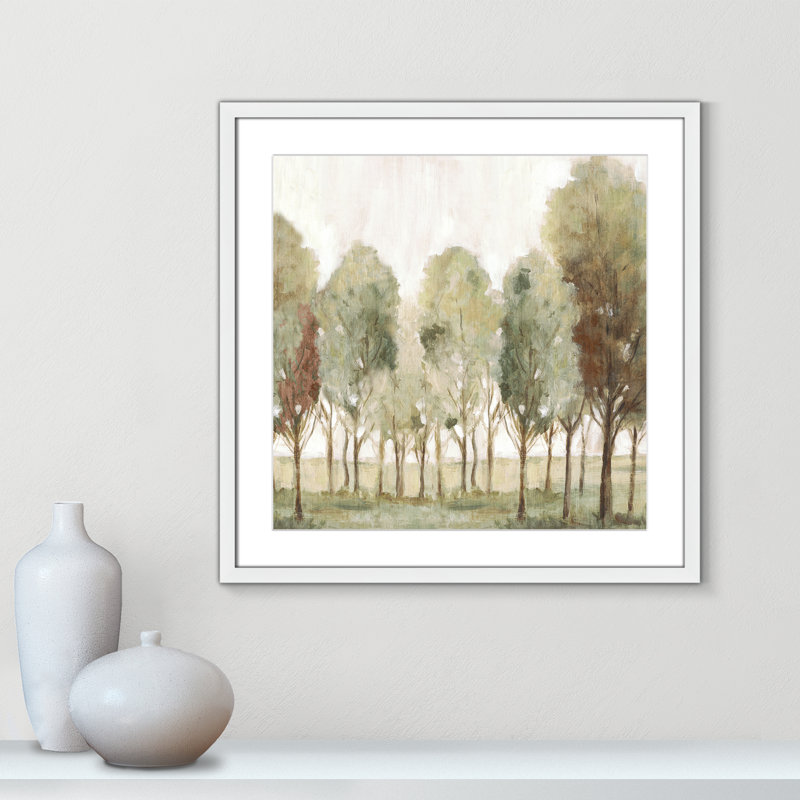 «Silent Fall I Print» par Eva Watts, Blanc satiné, Imprimé mat, L 23,5 po x H 23,5 po
