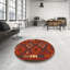 Tapis oriental rouge / brun-757489288