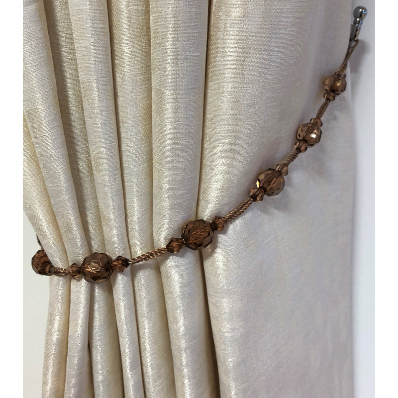 Trisler 1.5cm Curtain Holdback/Tieback, Chocolate