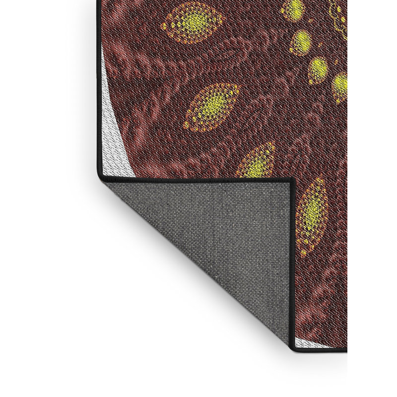 Tapis marron Surt, Rectangle 5 pi x 7 pi