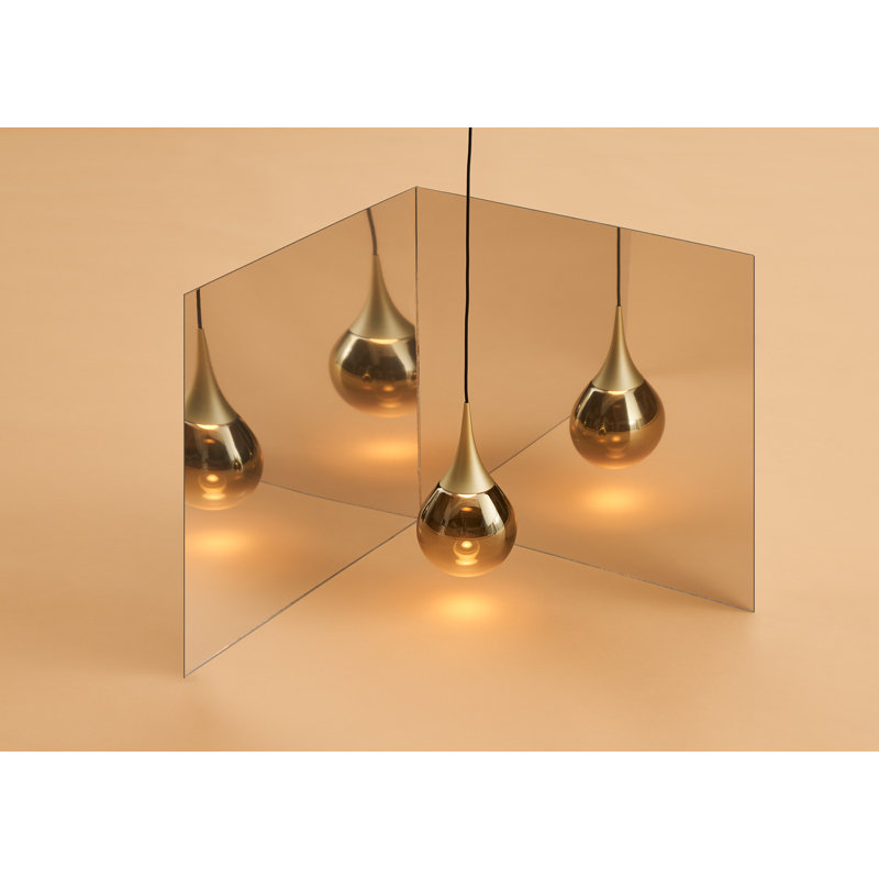 Luminaire suspendu Paopao PZ10, Or champagne