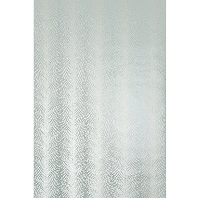 Jeffren Art Deco Beaded Fountain Herringbone Glassbeads Textured Pastel Teal Wallpaper