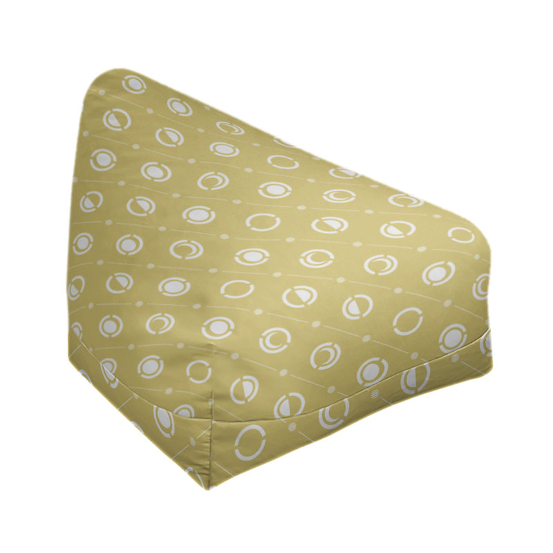 Housse de sac de pois, H 27 po x l 30 po x P 25 po, Bourre en polyester, Jaune