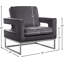 Fauteuil en velours l 33 po Binghamton-694730414-694730419