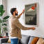 Mount Fuji Rising Japandi - Wrapped Canvas-579981796-579981800