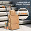 DURHAND Stair Climbing Hand Truck Heavy Duty Foldable Trolley 120kg Green-2018351366