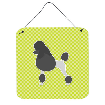 Décoration murale Poodle Checkerboard