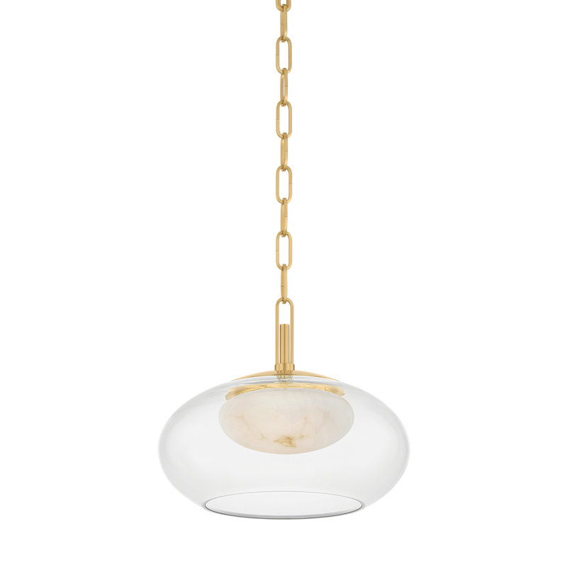 Moore Pendant in Aged Brass